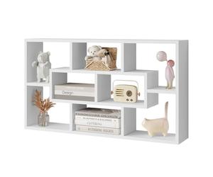 WOLTU Étagère Murale, Bibliothèque, Étagère Plante, Étagère Rangement