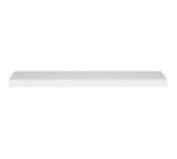 WOLTU Étagère murale cube en bois MDF, Étagère pour livres-CD-DVD,Étagère à fixation invisible,110x22.9x3.8cm,Blanc