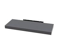 WOLTU Étagère Murale, Étagère Flottante de CD, pour Salon, Cuisine, Chambre, Salle de Bain 60x22.9x3.8cm, Gris Foncé RG9319dgr