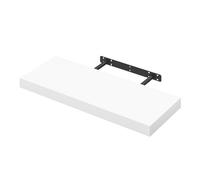 WOLTU Etagere Murale, Etagere, Étagère Murale Bois pour Salon, Cuisine, Chambre, Salle de Bain 60x22.9x3.8cm, Blanc RG9319ws