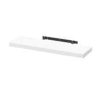 WOLTU Étagère Murale, Étagère Flottante de CD, pour Salon, Cuisine, Chambre, Salle de Bain 80x22.9x3.8cm, Blanc RG9318ws