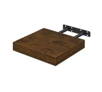 WOLTU Étagère Murale, Étagère Flottante de CD pour Salon, Cuisine, Chambre, Salle de Bain etc RG9315-V (Marron Vintage, 25cm)