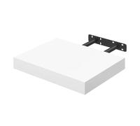 WOLTU Étagère Murale, Étagère Flottante de CD, pour Salon, Cuisine, Chambre, Salle de Bain 30x22.9x3.8cm, Blanc RG9371ws