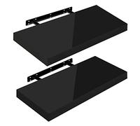 WOLTU Étagère Murale, Etagere Flottante deSHELF RG9477sz-2, | MDF, Convient aux Salons, Chambres, Salles de Bains, Entrées, Bureaux et à un Usage Décoratif