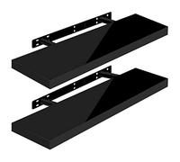 WOLTU Étagère Murale, Etagere Flottante deSHELF RG9479sz-2, | MDF, Convient aux Salons, Chambres, Salles de Bains, Entrées, Bureaux et à un Usage Décoratif