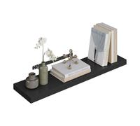 WOLTU Étagère Murale, Étagère Flottante pour Livres, CD DVD, Panneau de Bois d'Ingénierie, 90x22,9x3,8cm, Nior, RG9481sz