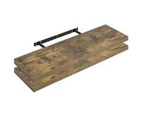 WOLTU Étagère Murale, Étagère Flottante en MDF, Lot de 2, pour Salon, Cuisine, Chambre, Salle de Bain, RG9317hov-2