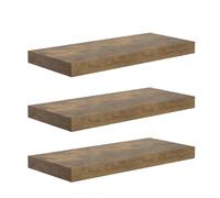 WOLTU Étagère Murale, Étagère Flottante en MDF, Lot de 3, pour Salon, Cuisine, Chambre, Salle de Bain, RG9372hov-3