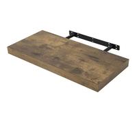 WOLTU Étagère Murale, Étagère Suspendue, Étagère Flottante de CD DVD, 60x23x3.8cm Marron Rustique, RG9319hov