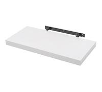 WOLTU Étagère Murale, pour Salon,Cuisine,Chambre,Salle de Bain,50x22.9x3.8cm,Blanc,RG9368ws