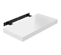 WOLTU Étagère Murale,Tablette Murale,Étagère à Livres,Panneau de Bois,50x22,9x3,8cm,Blanc,RG9477ws