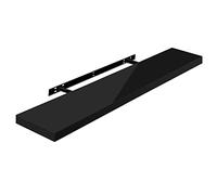 WOLTU Étagère Murale,Tablette Murale, Étagère Flottante, Étagère à Livres, CD DVD, Panneau de Bois, 100x22,9x3,8cm, Nior RG9482sz