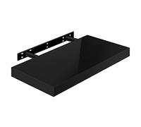 WOLTU Étagère Murale,Tablette Murale, Étagère Flottante, Étagère à Livres, CD DVD, Panneau de Bois, 50x22,9x3,8cm, Nior RG9477sz