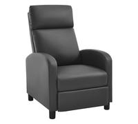 WOLTU Fauteuil Relax, Fauteuil Inclinable, Canapé 1 Place, PU, Gris