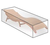 WOLTU Housse de Protection pour Salon de Jardin, Bâche Extérieure pour Meubles de Jardin, 218x77x55cm, Anti-UV Imperméable, Indéchirable, Résistance au Froid, Transparent