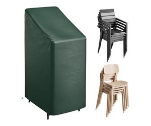 WOLTU Housse de Protection pour Salon de Jardin, Bâche Extérieure pour Meubles de Jardin, 65x65x120/80cm, Anti-UV Imperméable, Indéchirable, Résistance au Froid,Vert