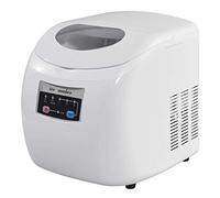 WOLTU Machine à Glaçons, 12kg/24h, 3 Tailles de glaçons, Réservoir d'eau de 2,8 litres, Générateur de Glace, ABS, Blanc