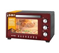 WOLTU Mini Four 32L avec Broche de Rôtisserie, 4 éléments chauffants