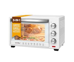 WOLTU Mini Four 32L avec Broche de Rôtisserie, 4 éléments chauffants