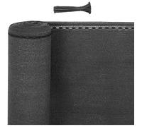 WOLTU Paravent extérieur,Écran Brise-Vue d’intimité,Contre Le Vent, Anthracite,1.5x10m,180 g/m²