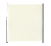 WOLTU Paravent Extérieur, Store Latéral Rétractable, 160x350 cm, Brise Vue, Protection Solaire & Protection Contre Le Vent, pour Jardin, Balcon, Terrasse, Patio, Crème