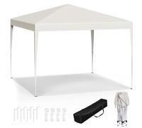WOLTU Pavillon de Jardin Pliante 3x3m Pop up Beige