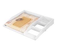 WOLTU Plan à langer amovible avec cloison pour commode 80x74,5x13,5 cm, en MDF, Blanc