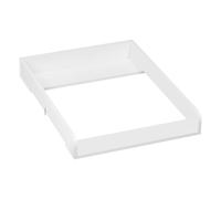 WOLTU Plan à langer universel en MDF amovible avec profondeur réglable 46,5-50 cm, pour commode 60x80x10 cm, Blanc