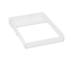 WOLTU Plan à Langer Universel en MDF Amovible avec Profondeur réglable 46,5-50 cm, pour Commode 60x80x10 cm, Blanc
