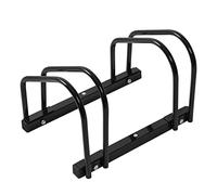 WOLTU Râtelier Vélo 2 Vélos, Support Sol ou Mural, Noir | Sol ou mural; Métal; Garage et maison; Rangement pratique