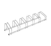 WOLTU Râtelier Vélo 6 Vélos, Support Sol ou Mural, Argenté | Sol ou mural; Métal; Garage et maison; Rangement pratique