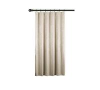 WOLTU Rideau en Polyester Effet Velours occultant, Déco Maison, Suspension avec Passe-Tringle, Isolation Thermique Contre Le Froid, Convient à la Chambre à Coucher et au Salon, 135x175cm, Crème