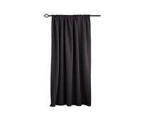 WOLTU Rideau Occultant avec Galon Fronceur, 135x175cm, Anthracite