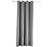 WOLTU Rideau Occultant avec Œillets, 135x225cm, Gris Foncé | Isolation thermique, Protection lumière, Réduction du bruit, Salon et chambre, Dimensions variées, Pose facile
