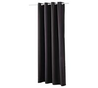 WOLTU Rideau Occultant, avec Œillets, Rideau Thermique Isolant, 1 Pièce, 135x225cm,Anthracite