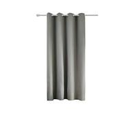 WOLTU® Rideau Occultant, en Polyester, Rideau Opaque, Suspension à Œillets, 1 Pièce, 135x175cm, Gris Foncé