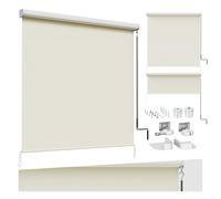 WOLTU Store Enrouleur de Balcon Auvent Vertical 140x140 cm, Beige