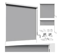 WOLTU Store Enrouleur de Balcon Auvent Vertical 140x240 cm, Gris