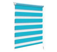 WOLTU Double Store Enrouleur, Directement sans perçage, Réglage de rideau latéral,translucide, 60x150cm, Turquoise