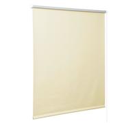 WOLTU Store Occultant Enrouleur sans Perçage, Rideau Opaque avec Revêtement d'argent, Protection Soleil, pour Fenêtre ou Porte, 60x160 cm [Largeur du Tissu: 56 cm], Beige