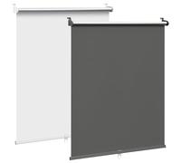 WOLTU Store Enrouleur Occultant sans Perçage, Store Opaque et Thermique sans Fil, Protection Solaire et Intimité, pour Salle de Bain, Cuisine, Chambre, 80x150 cm, Anthracite