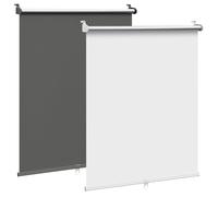 WOLTU Store Enrouleur Occultant sans Perçage, Store Opaque et Thermique sans Fil, Protection Solaire et Intimité, pour Salle de Bain, Cuisine, Chambre, 75x150 cm, Blanc