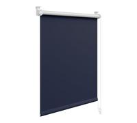 WOLTU Store Occultant Enrouleur sans Perçage, Rideau Opaque avec Revêtement d'argent, Protection de Vie Privée & Protection Soleil, pour Fenêtre ou Porte, 90 x 160 cm, Bleu