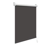 WOLTU Store Occultant Enrouleur sans Perçage, Rideau Opaque avec Revêtement d'argent, Protection de Vie Privée & Protection Soleil, pour Fenêtre ou Porte, 40 x 160 cm, Anthracite
