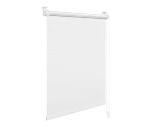 WOLTU Store Occultant Enrouleur sans Perçage, Rideau Opaque avec Revêtement d'argent, Protection de Vie Privée & Protection Soleil, pour Fenêtre ou Porte, 50 x 160 cm, Blanc