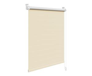 WOLTU Store Occultant Enrouleur sans Perçage, Rideau Opaque avec Revêtement d'argent, Protection de Vie Privée & Protection Soleil, pour Fenêtre ou Porte, 95 x 160 cm, Beige