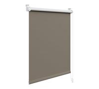 WOLTU Store Occultant Enrouleur sans Perçage, Rideau Opaque avec Revêtement d'argent, Protection Soleil, pour Fenêtre ou Porte, 70x160 cm [Largeur du Tissu: 66 cm], Taupe