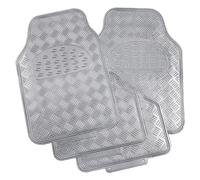WOLTU Tapis de Sol Universel pour Voiture,Tapis de Voiture Look Aspect en Aluminium,Anthracite