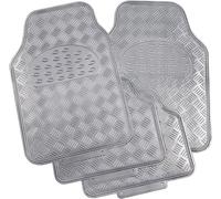 WOLTU Tapis de Sol Universel pour Voiture,Tapis de Voiture Look Aspect en Aluminium,Anthracite W0UETT0221