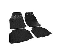 WOLTU Tapis de Sol Universel pour Voiture,Tapis de Voiture Look Aspect en Aluminium,Noir